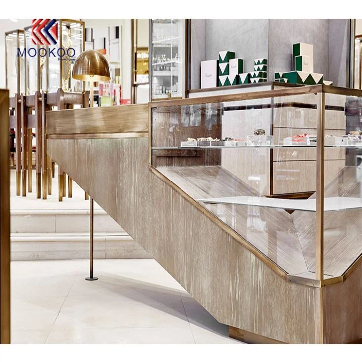 Glass Jewelry Display Stand Cabinet Design For Jewelry Shop