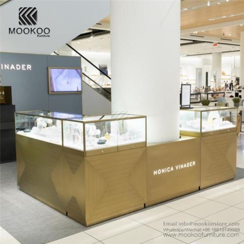 Vetrina per gioielli di design d'interni al dettaglio