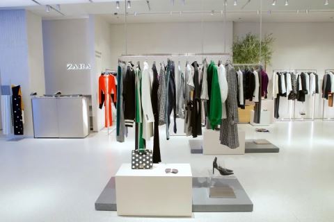 Showroom degli indumenti