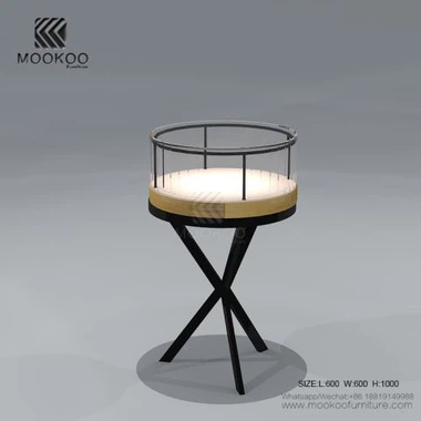 Espositore da banco rotondo per gioielli