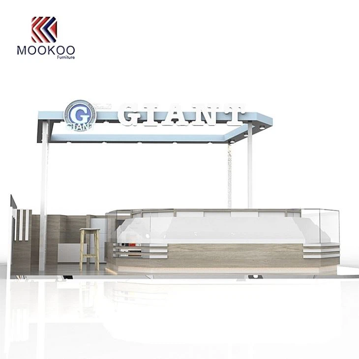 Shop Wooden Display Kiosk